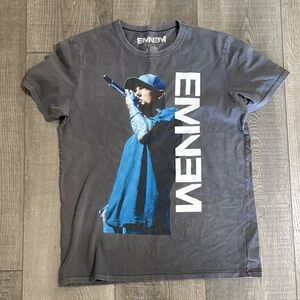 Eminem Gray Graphic T-Shirt